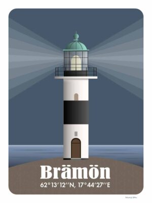 Bramon fyr - motiv för poster.