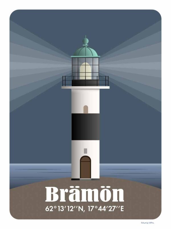 Bramon fyr - motiv för poster.