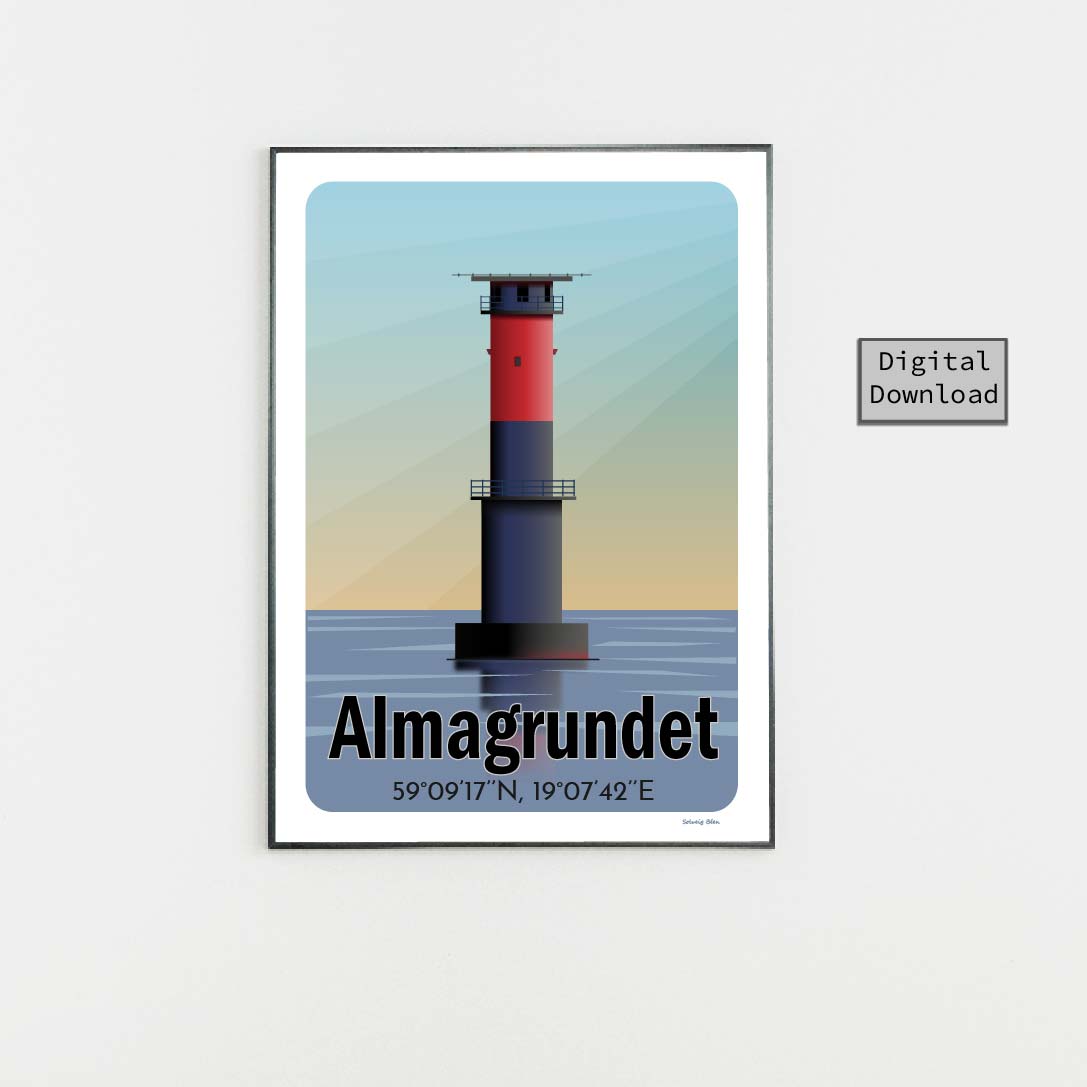 Inramad poster