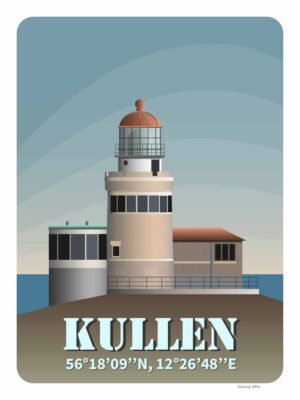 Kullen fyr - motiv för poster.
