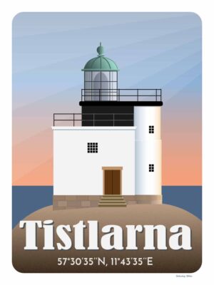 Tistlarna fyr - motiv för poster.