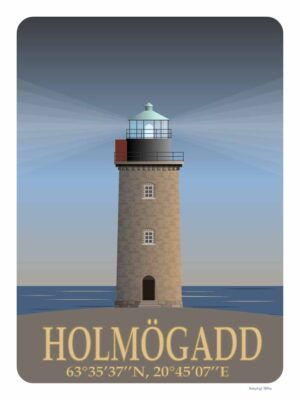 Holmögadds fyr - poster illustration